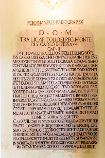 Regole del Monte di San Carlo